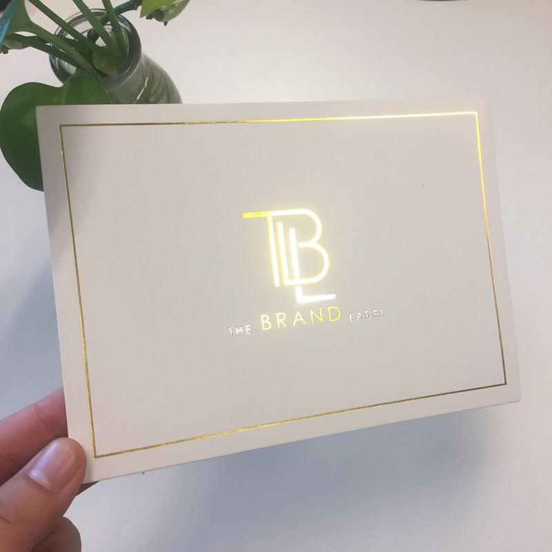 Customized Gold Foil Cards