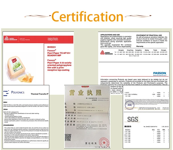 Certification Certification