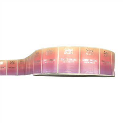 Lesklé kovové samolepky s logem